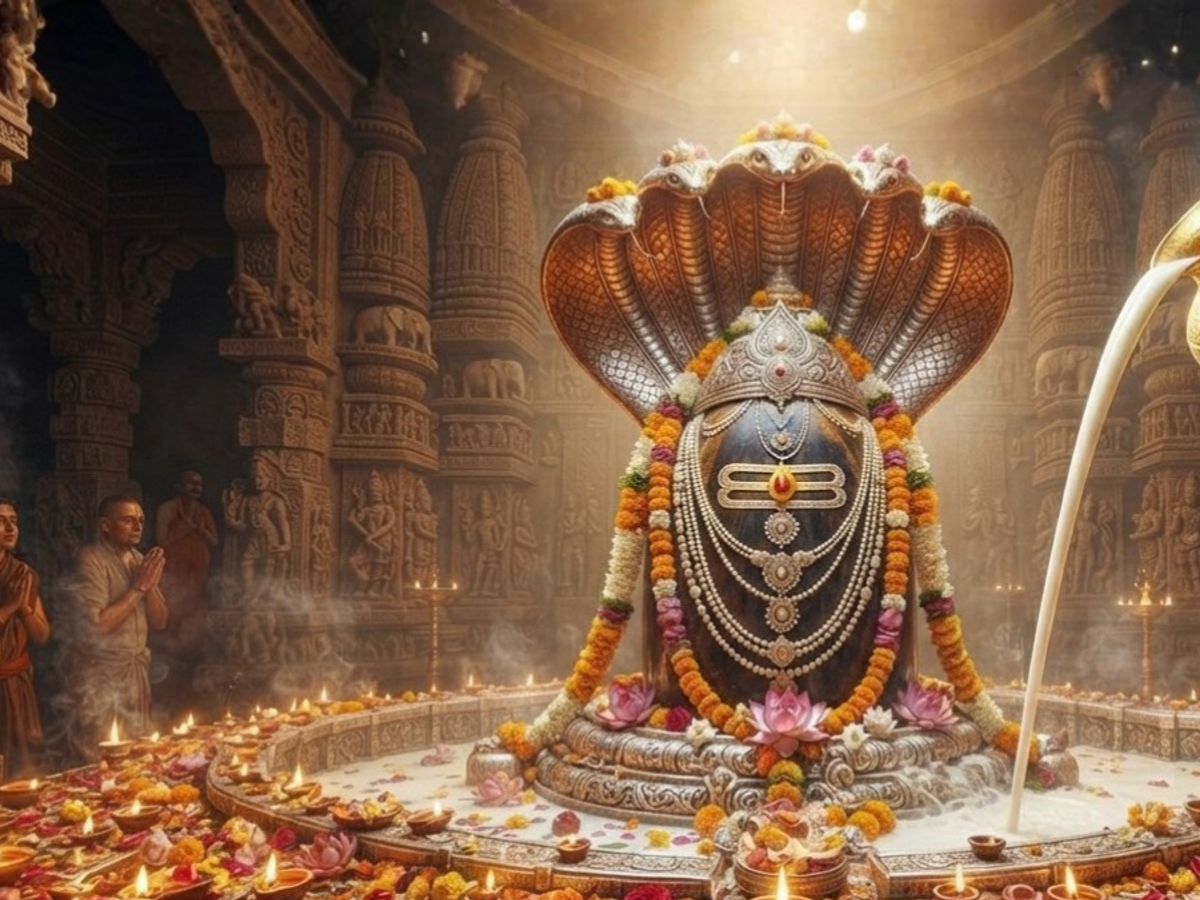 नागपंचमी विशेष श्री कालसर्प दोष शांति महाअनुष्ठान — पूजा बैनर